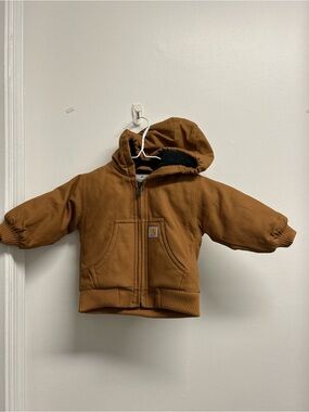 Carhartt Infant Hooded Jacket - Brown Duck